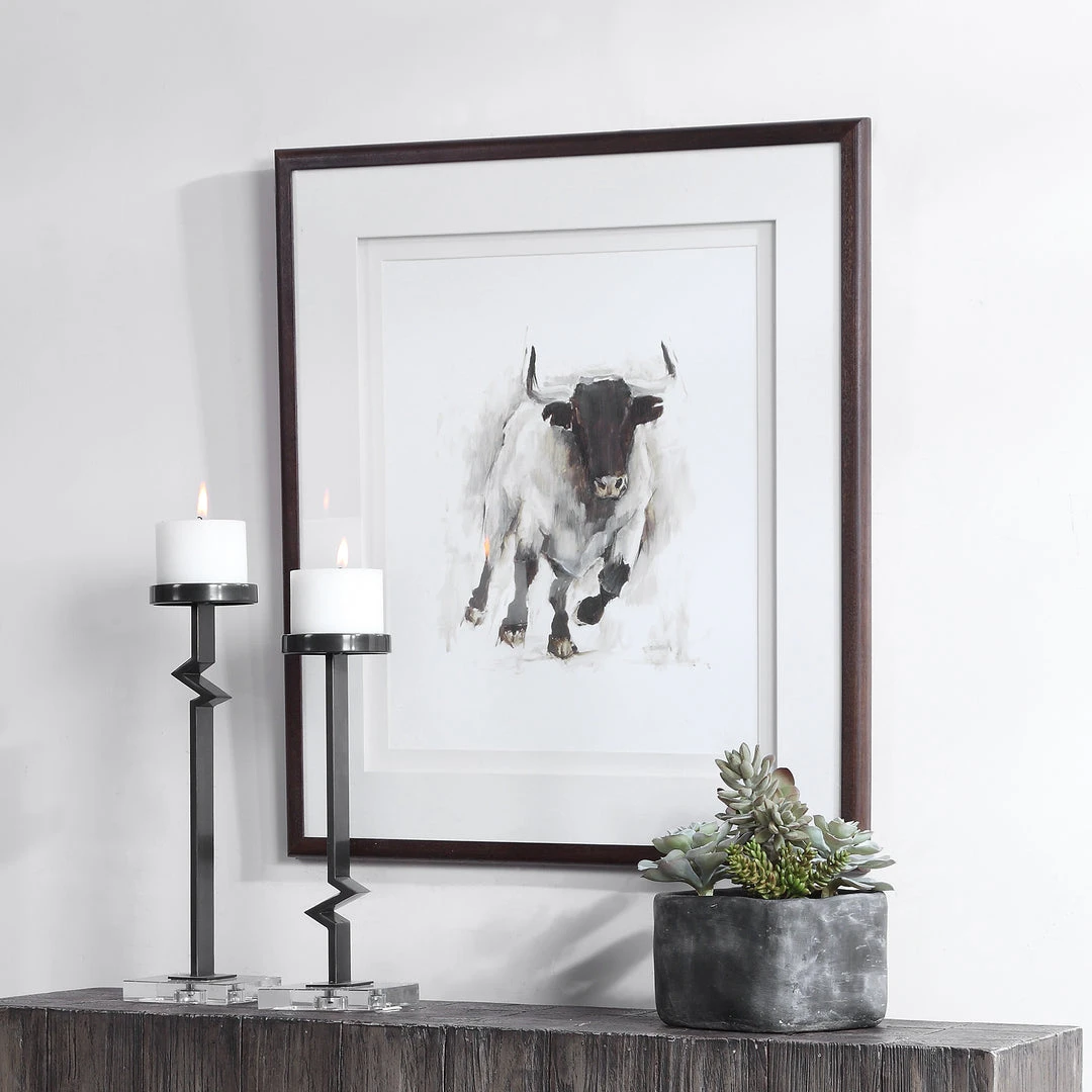 Wall Art Uttermost Rustic Bull Framed Animal Print 6 Wall Art Uttermost Rustic Bull Framed Animal Print