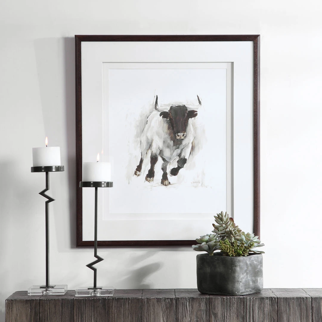 Wall Art Uttermost Rustic Bull Framed Animal Print 4 Wall Art Uttermost Rustic Bull Framed Animal Print