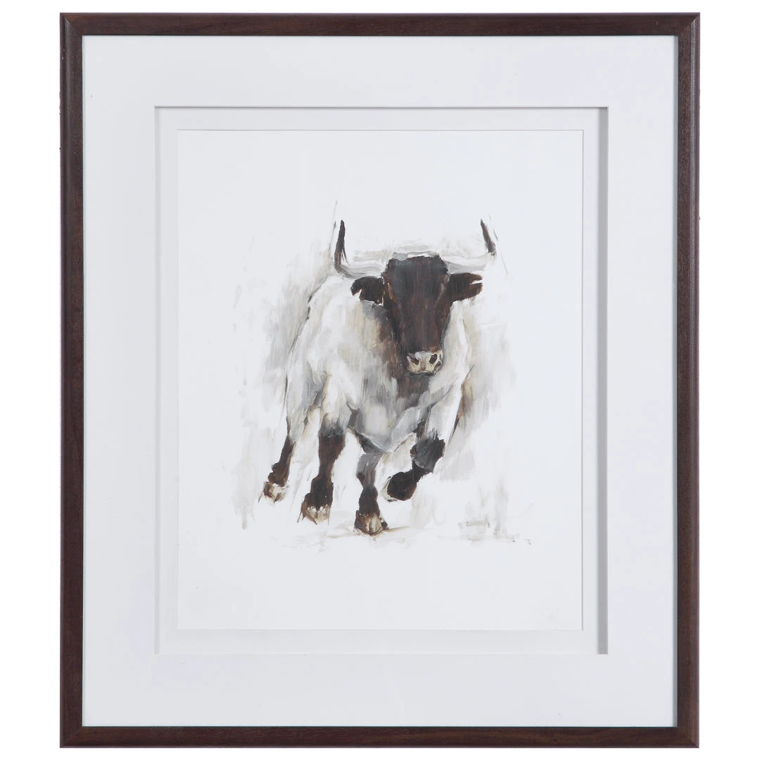 Wall Art Uttermost Rustic Bull Framed Animal Print 3 Wall Art Uttermost Rustic Bull Framed Animal Print