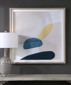 Uttermost Pink Pebbles I Framed Print Wall Art