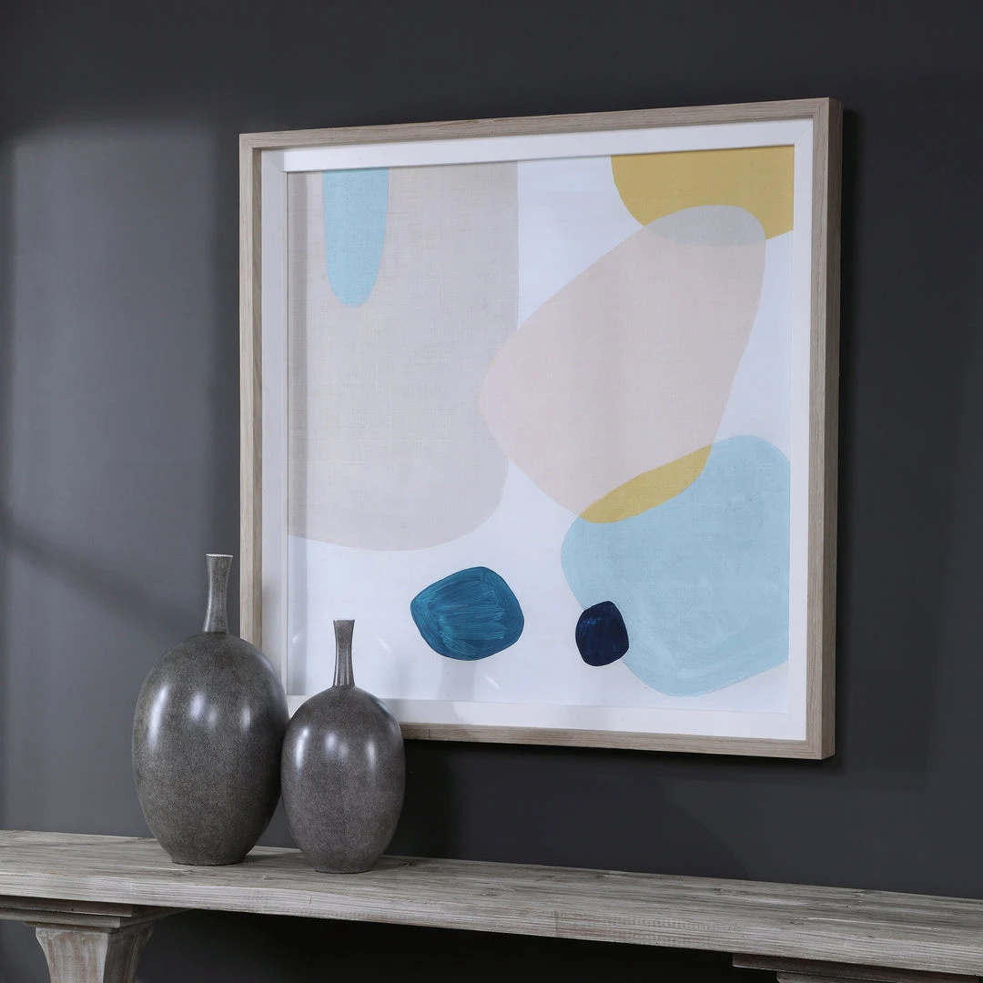 Uttermost Pink Pebbles II Framed Print 5 Uttermost Pink Pebbles II Framed Print