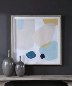 Uttermost Pink Pebbles II Framed Print