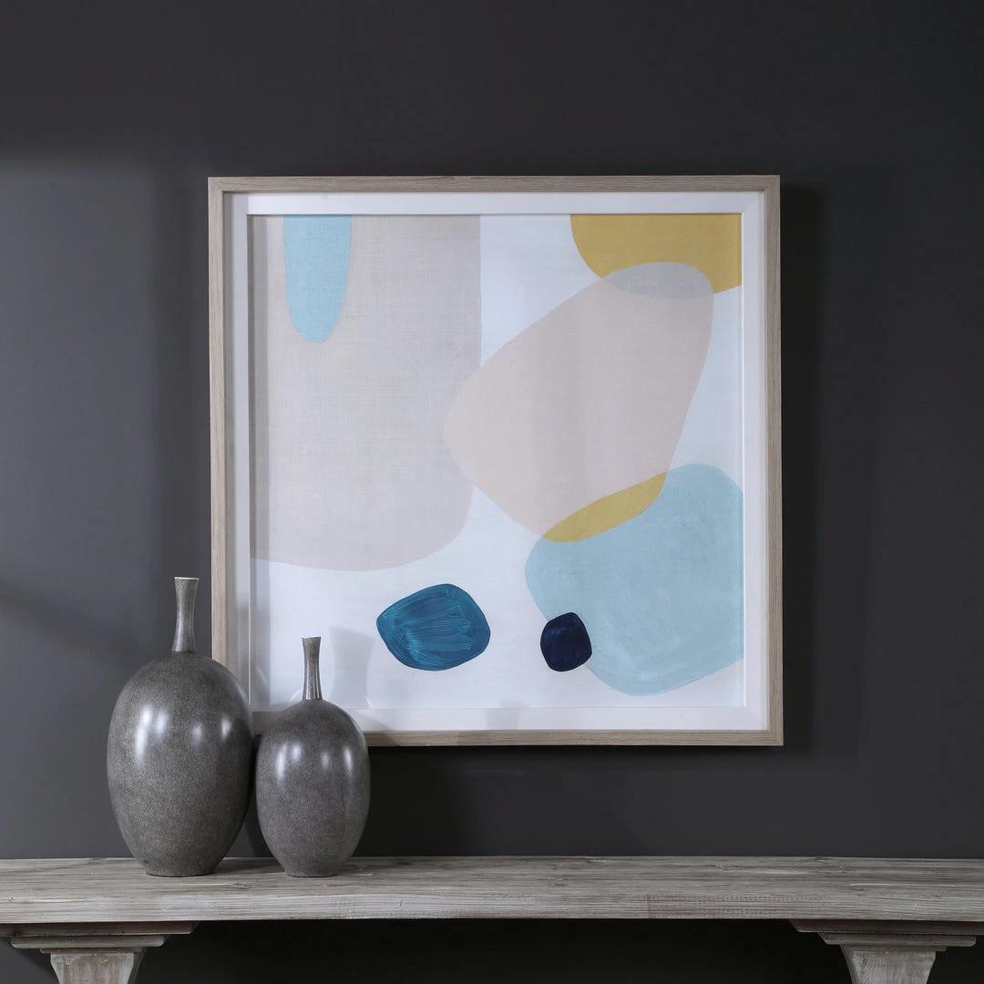 Uttermost Pink Pebbles II Framed Print 4 Uttermost Pink Pebbles II Framed Print