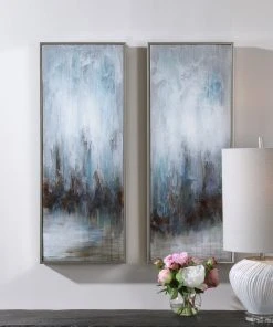 Wall Art Uttermost Rainy Days Abstract Art, S/2