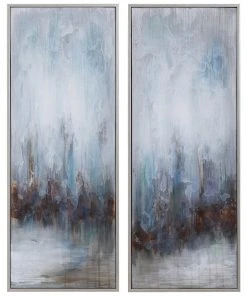 Wall Art Uttermost Rainy Days Abstract Art, S/2