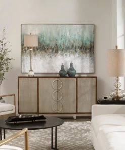 Uttermost Divide Hand Painted Art Wall Art