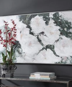 Wall Art Uttermost Sweetbay Magnolias Hand Painted Art 11 Wall Art Uttermost Sweetbay Magnolias Hand Painted Art