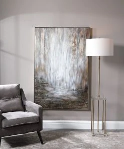 Uttermost Desert Rain Hand Painted Abstract Art Wall Art