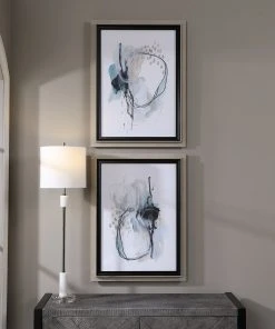 Uttermost Force Reaction Abstract Prints, S/2 10 Uttermost Force Reaction Abstract Prints, S/2