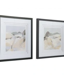 Wall Art Uttermost Western Landscape Modern Prints, S/2