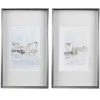 Uttermost New England Port Framed Prints, S/2