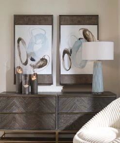 Wall Art Uttermost Celestial Modern Framed Prints, S/2