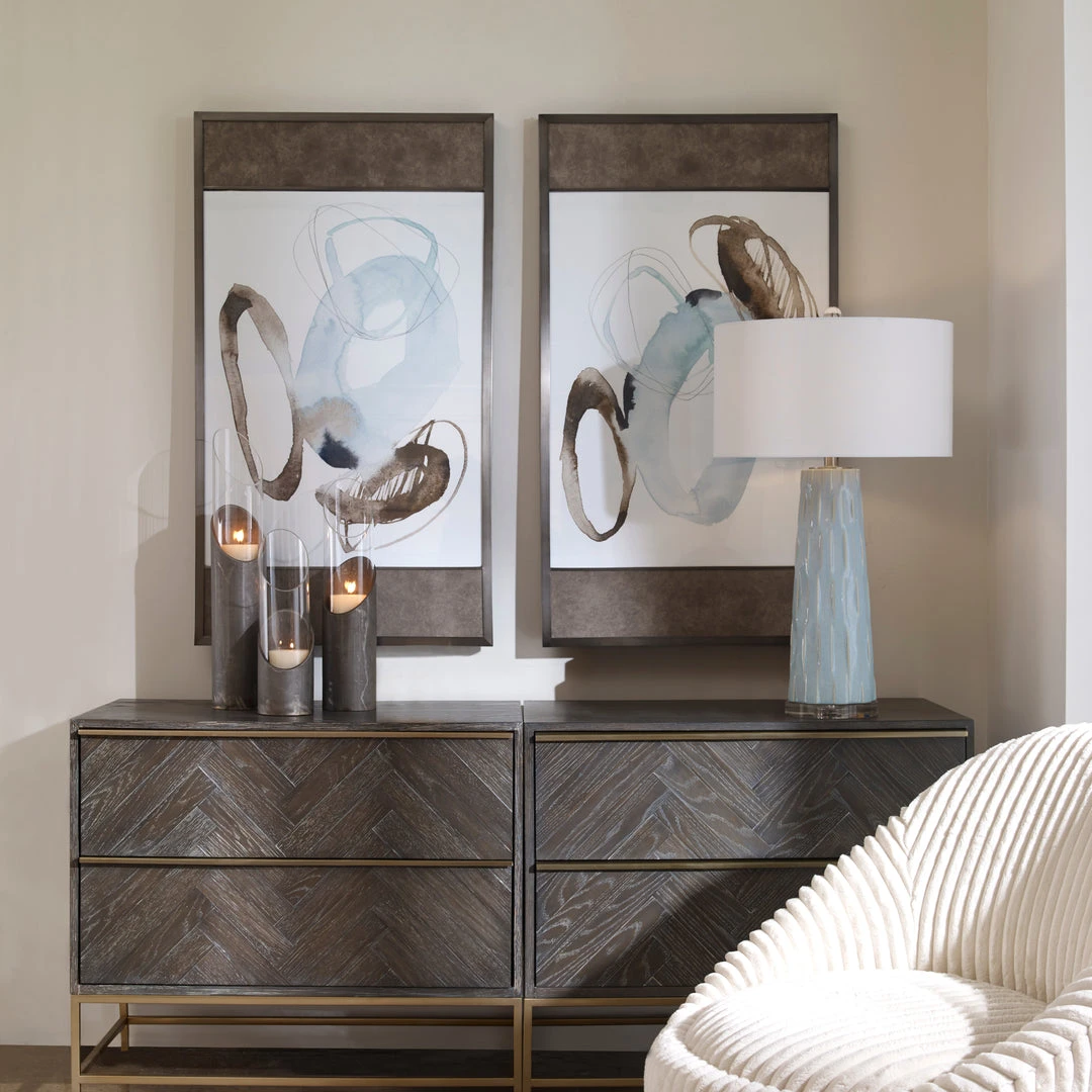 Wall Art Uttermost Celestial Modern Framed Prints, S/2 4 Wall Art Uttermost Celestial Modern Framed Prints, S/2