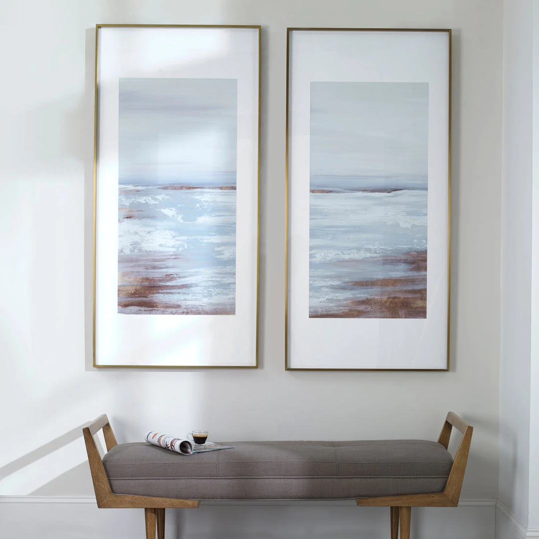 Uttermost Coastline Framed Prints, S/2 Wall Art 4 Uttermost Coastline Framed Prints, S/2 Wall Art