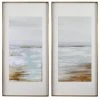 Uttermost Coastline Framed Prints, S/2 Wall Art 2 Uttermost Coastline Framed Prints, S/2 Wall Art