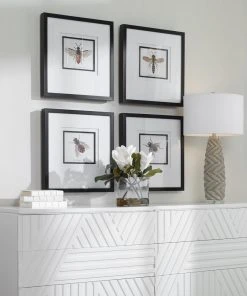 Wall Art Uttermost Anthophila Framed Prints, S/4