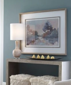 Uttermost Morning Lake Watercolor Framed Print