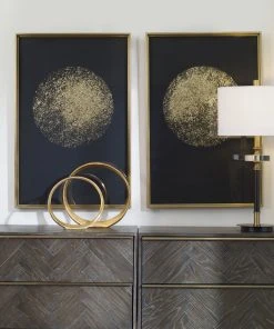 Uttermost Gold Rondure Framed Prints, S/2 Wall Art