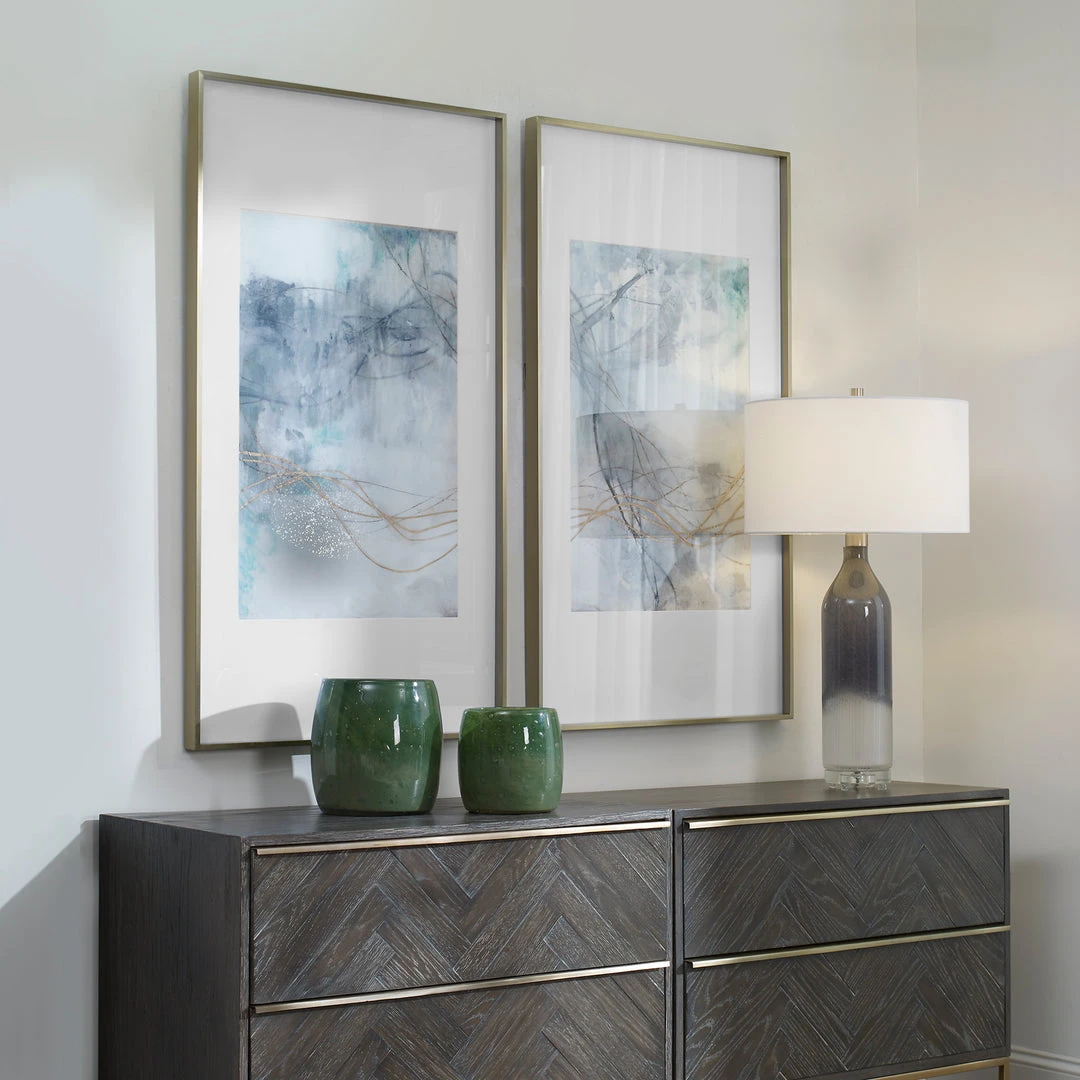 Wall Art Uttermost Undulating Oro Abstract Prints, S/2 5 Wall Art Uttermost Undulating Oro Abstract Prints, S/2