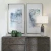 Wall Art Uttermost Undulating Oro Abstract Prints, S/2