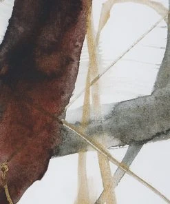 Uttermost Burgundy Interjection Abstract Prints, Set/2 Wall Art 11 Uttermost Burgundy Interjection Abstract Prints, Set/2 Wall Art