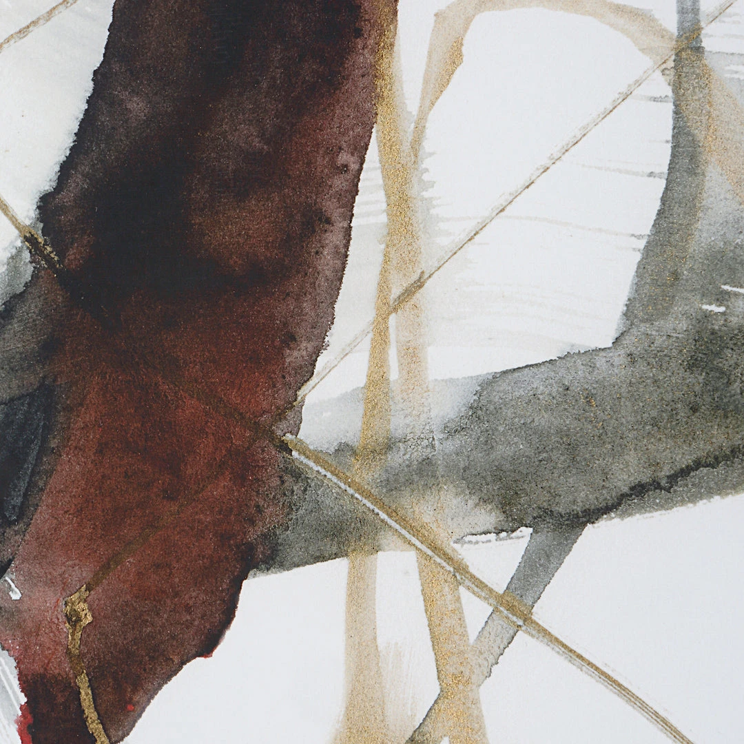 Uttermost Burgundy Interjection Abstract Prints, Set/2 Wall Art 6 Uttermost Burgundy Interjection Abstract Prints, Set/2 Wall Art