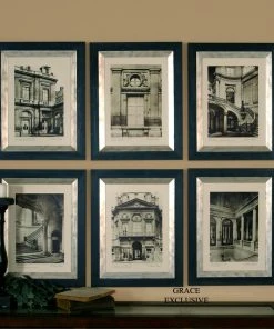 Uttermost Paris Scene Framed Art Set/6 Wall Art