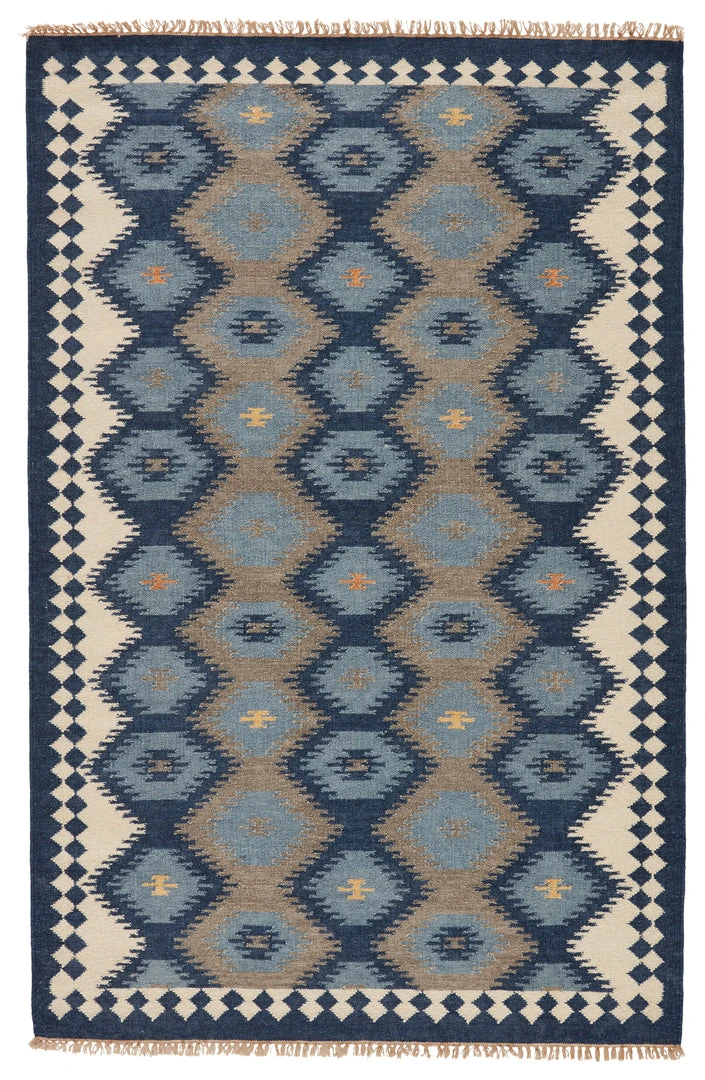 RUGS Jaipur Living Zebulon Handmade Geometric Navy/ Gray Area Rug 3 RUGS Jaipur Living Zebulon Handmade Geometric Navy/ Gray Area Rug