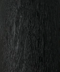 Noir Large Kudoro Side Table With Black Marble Top, Black Burnt Side & End Tables