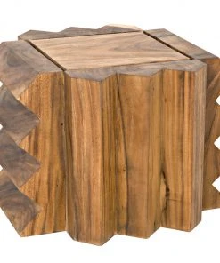 Side & End Tables Noir Watson Accent Low Table/Stool, Munggur