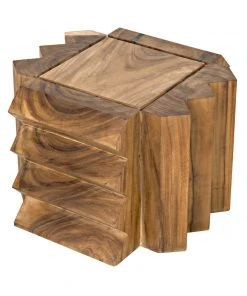 Side & End Tables Noir Watson Accent Low Table/Stool, Munggur 21 Side & End Tables Noir Watson Accent Low Table/Stool, Munggur