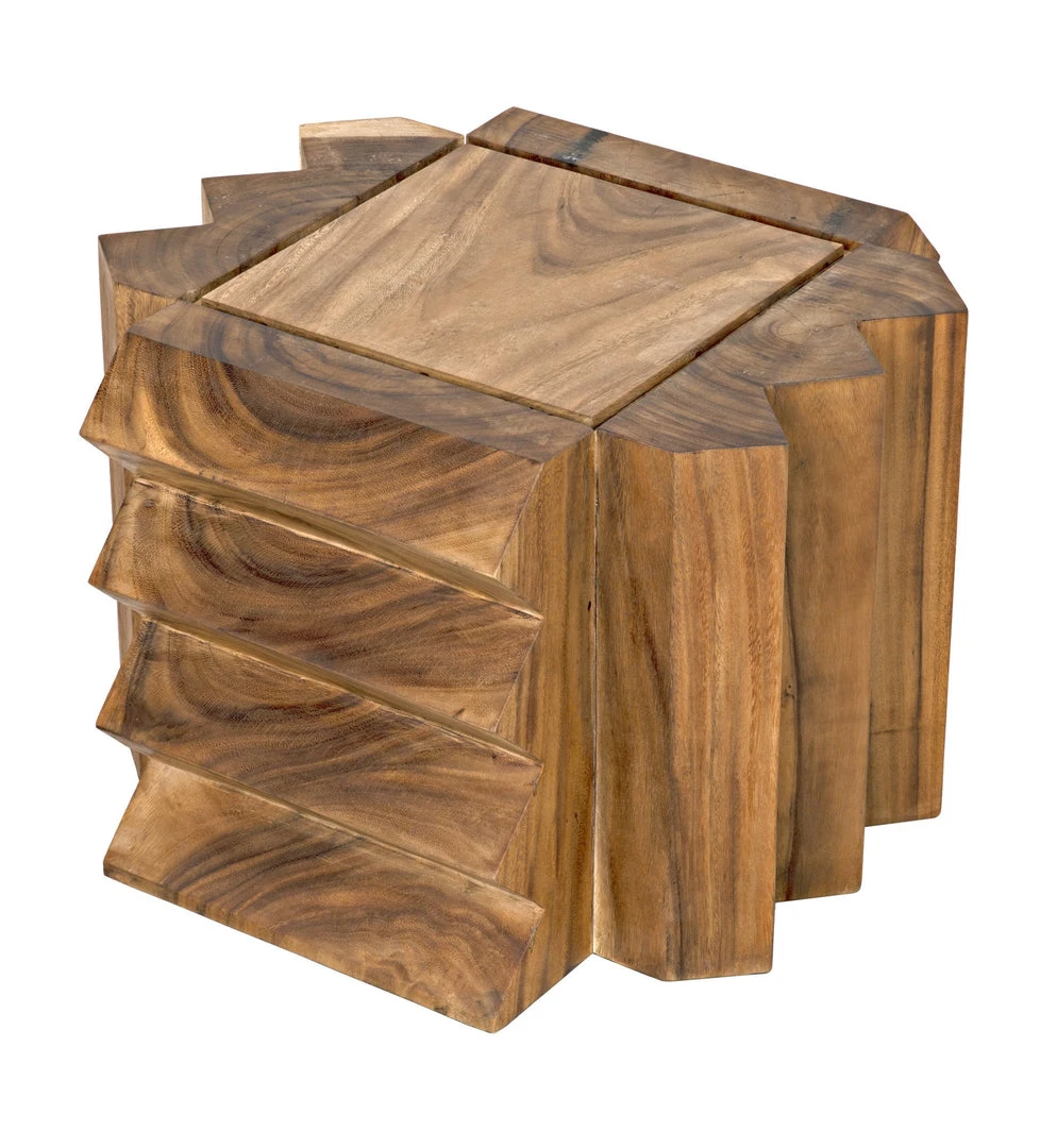 Side & End Tables Noir Watson Accent Low Table/Stool, Munggur 12 Side & End Tables Noir Watson Accent Low Table/Stool, Munggur