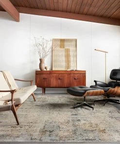 Loloi Axel Power Loomed Beige / Sky Rug RUGS