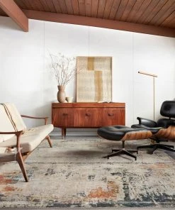 Loloi Axel Power Loomed Stone / Multi Rug