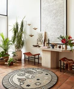 Justina Blakeney X Loloi Ayo Hooked Grey / Natural Rug