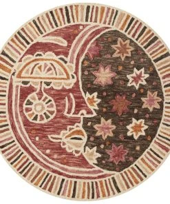 Justina Blakeney X Loloi Ayo Hooked Rose / Multi Rug RUGS