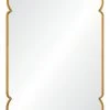 Barclay Butera For Mirror Home Distressed Gold Leaf Iron Mirror DECOR