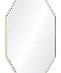 Barclay Butera For Mirror Home Antiqued Silver Leaf Mirror