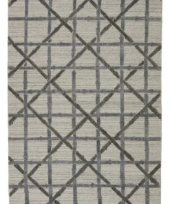 Barclay Butera By Jaipur Living Mandeville Handmade Trellis Gray Area Rug RUGS