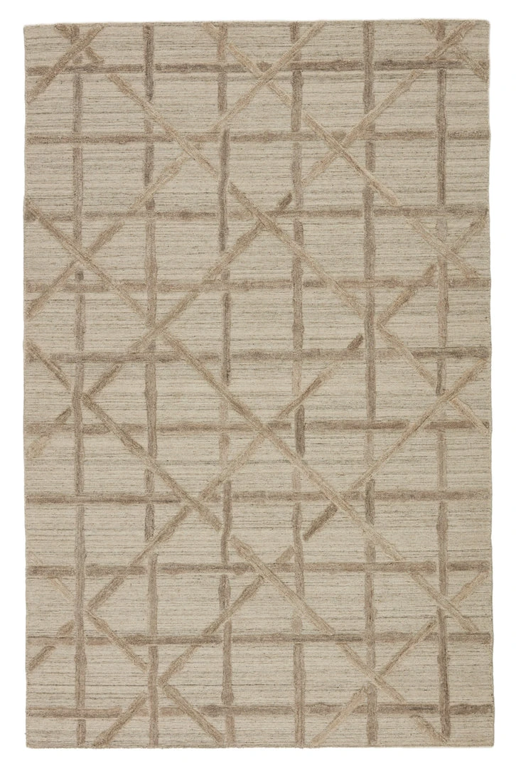 Barclay Butera By Jaipur Living Mandeville Handmade Trellis Beige/ Gray Area Rug 3 Barclay Butera By Jaipur Living Mandeville Handmade Trellis Beige/ Gray Area Rug