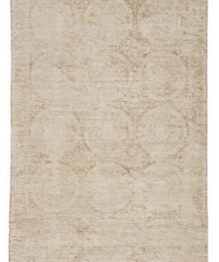 Barclay Butera By Jaipur Living Crescent Handmade Medallion Beige/ Ivory Area Rug RUGS