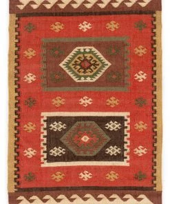 Jaipur Living Amman Handmade Geometric Red/ Gold Area Rug RUGS