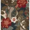 Jaipur Living Petal Pusher Handmade Floral Multicolor/ Gray Area Rug RUGS 2 Jaipur Living Petal Pusher Handmade Floral Multicolor/ Gray Area Rug RUGS