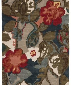Jaipur Living Petal Pusher Handmade Floral Multicolor/ Gray Area Rug RUGS