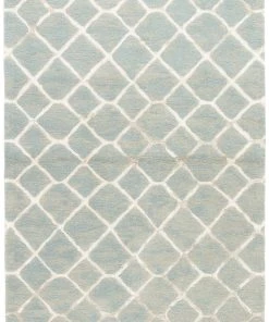 Jaipur Living Totten Handmade Trellis Blue/ Cream Area Rug RUGS
