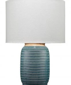 Jamie Young Graham Table Lamp In Blue Ceramic Table Lamps