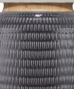 Jamie Young Graham Table Lamp In Dark Navy Ceramic