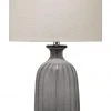 Jamie Young Grey Frosted Glass Table Lamp With Shade 1 Jamie Young Grey Frosted Glass Table Lamp With Shade