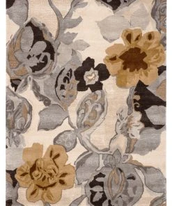 RUGS Jaipur Living Petal Pusher Handmade Floral Multicolor/ White Area Rug