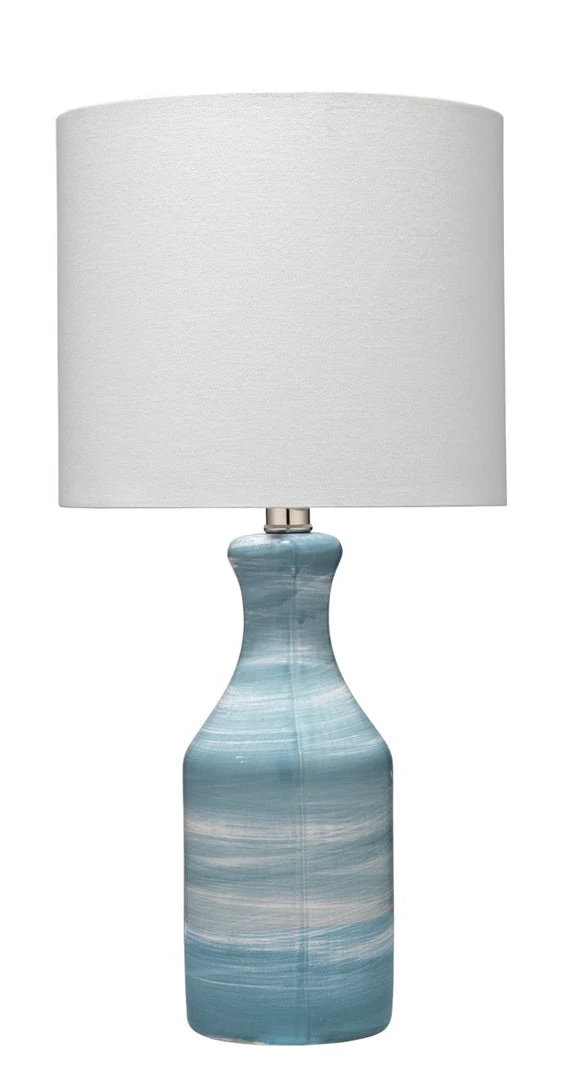 Jamie Young Bungalow Table Lamp With Shade Blue & White Swirl Table Lamps 3 Jamie Young Bungalow Table Lamp With Shade Blue & White Swirl Table Lamps